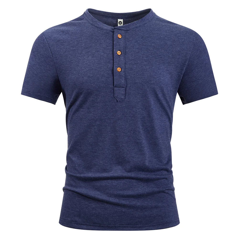 King Billion Men's T-shirt Slub Cotton High Quality Slim Fit Solid Summer Short Sleeve T-shirts Male Tops Tees Beach Tshirt