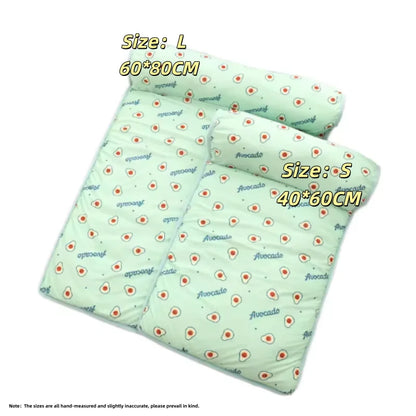 Summer Dog Cooling Mat Breathable Pet Ice Pads Washable Cat Blanket Sofa Small Animal Cold Bed for Dogs And Cats