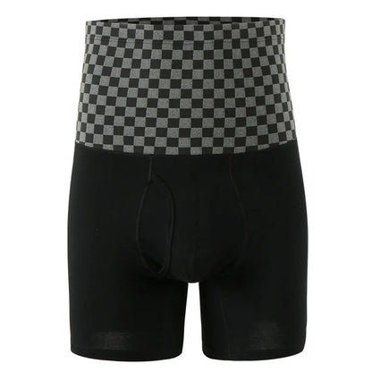 Sexy Mens Boxer Men's Underwear Cotton Waistband Anti-Wear Leg High Waist Warm Waist Protection Sports Men Panties New