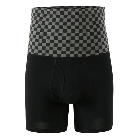 Sexy Mens Boxer Men's Underwear Cotton Waistband Anti-Wear Leg High Waist Warm Waist Protection Sports Men Panties New