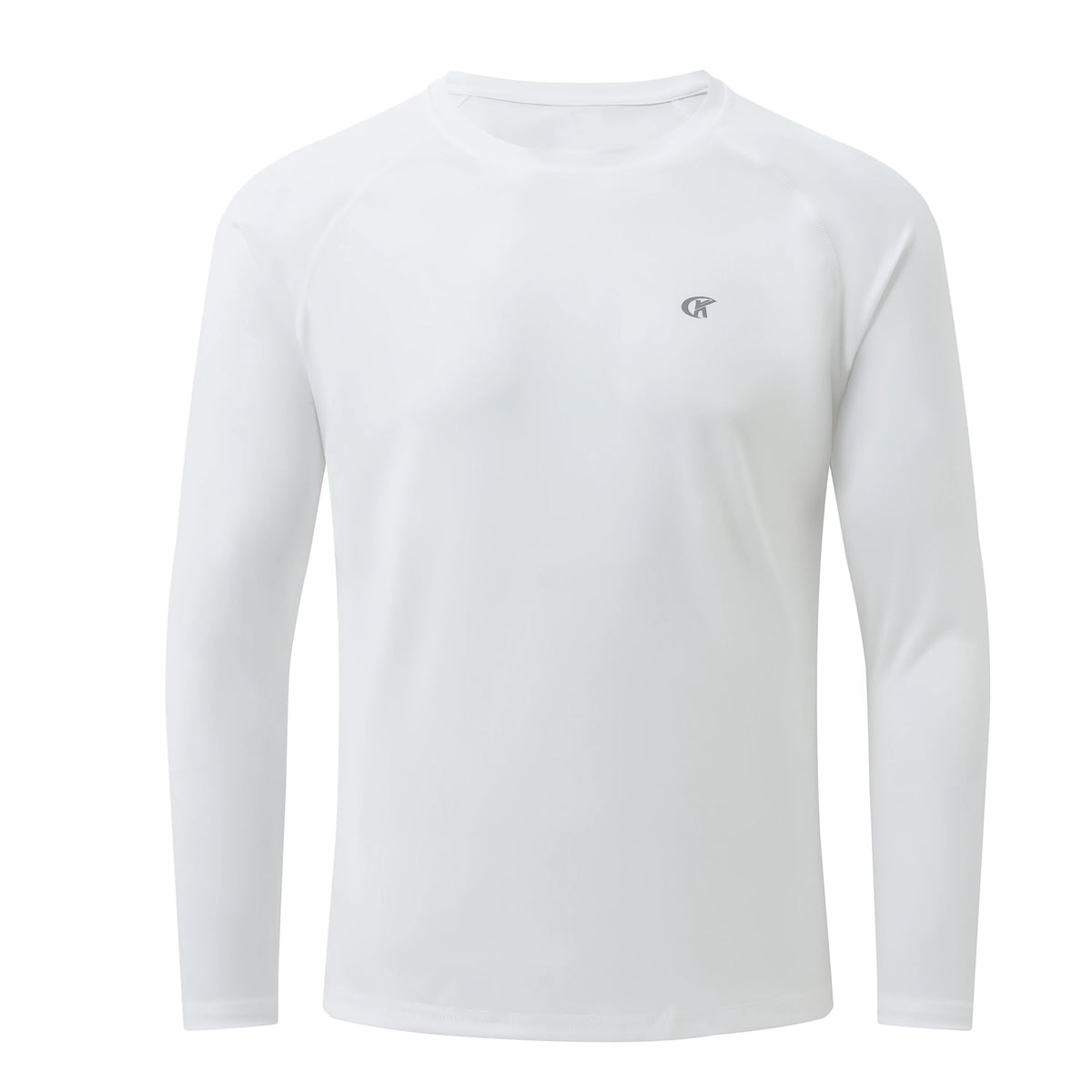 Men UPF 50+ Long Sleeve T-Shirt, Rash Guard Breathable Tops, Pullover Shirt for Sport Fishing Hiking Running Beach Surfing