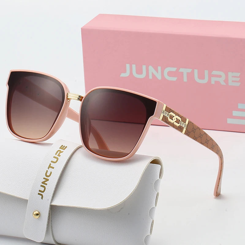 Cat Eye Sunglasses Women Vintage Big Frame Fashion Sun Glasses With Gradient Lens
