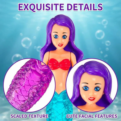 High-Quality Mermaid Diving Toys, Mermaid Bathtub Toys, Mermaid Swimming Pool Toys, Children's Boys' & Girls' Adult Swimming Pool Games