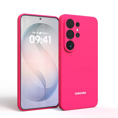 For Samsung Galaxy S26 Ultra Case Silky Silicone Cover Soft-Touch Back Protective Housing For S26Ultra S26 Plus S25 FE S24 S23