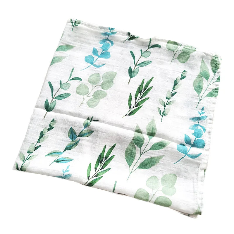 Muslin Cotton Baby Towel  Swaddle - 58x58cm Bath Feeding Face Wipe