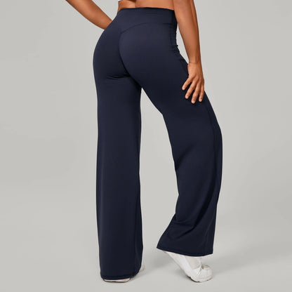 Women Yoga Pants – Soft Stretchy Fabric Full Length Leggings With Elastic Waist