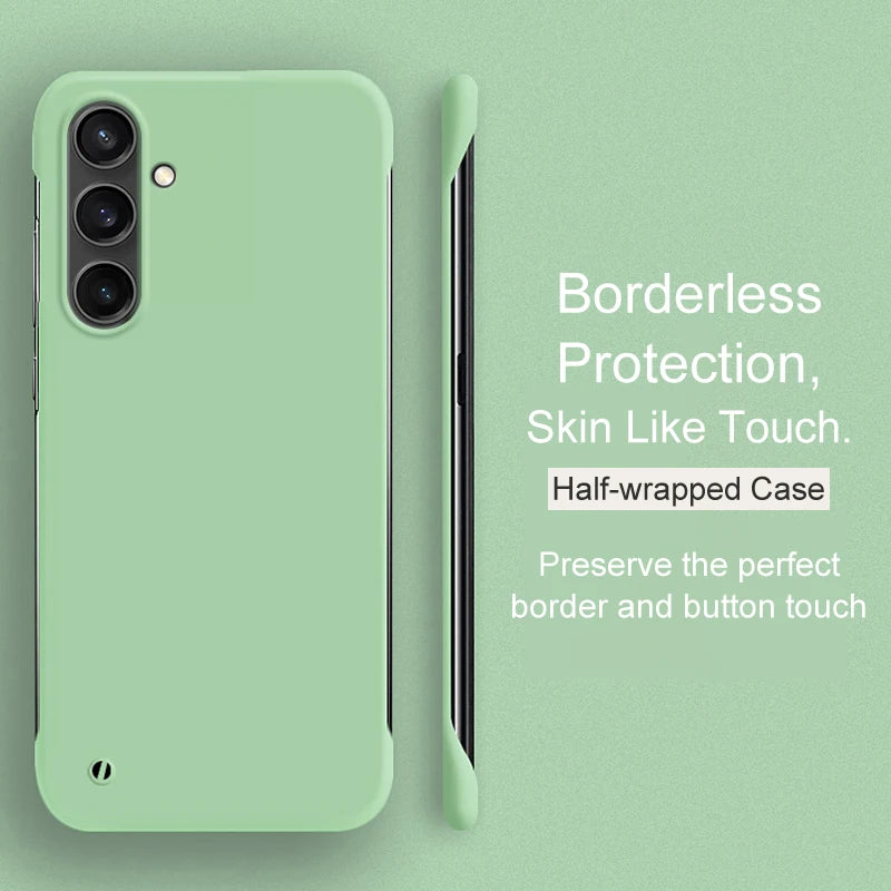 Luxury Borderless Candy Color Hard PC Case For Samsung Galaxy S26 Ultra S25FE S24 S23 S21FE S22 Ultra-Thin Matte Cover