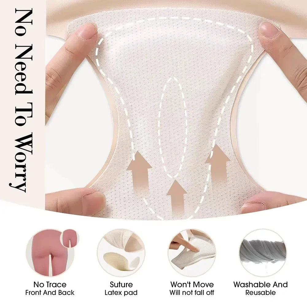 3PCS Seamless Camel Toe Prevention Panties - Invisible No Show Underwear for Yoga, Gym & Leggings (Women's Workout Underwear)