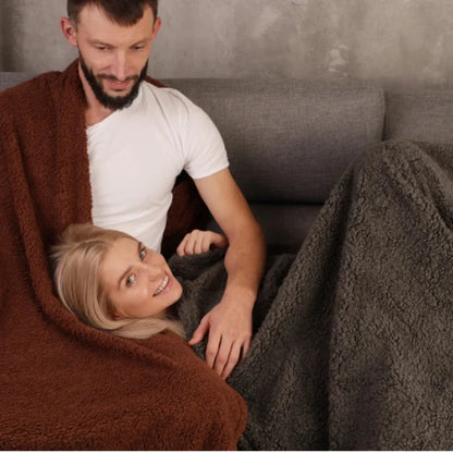 Waterproof King Size Blanket - Cozy Thickened Shaggy Stain Resistant