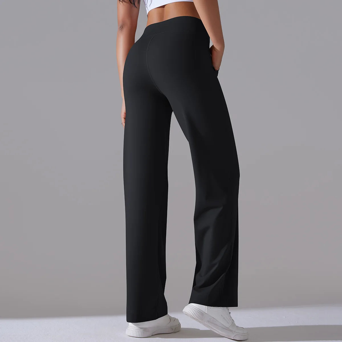Yoga Straight Leg Sweatpant Straight Leg Women's Loose Tracksuit Pants Wide Leg Outdoor Gym Runing Casual Tracksuit Pants