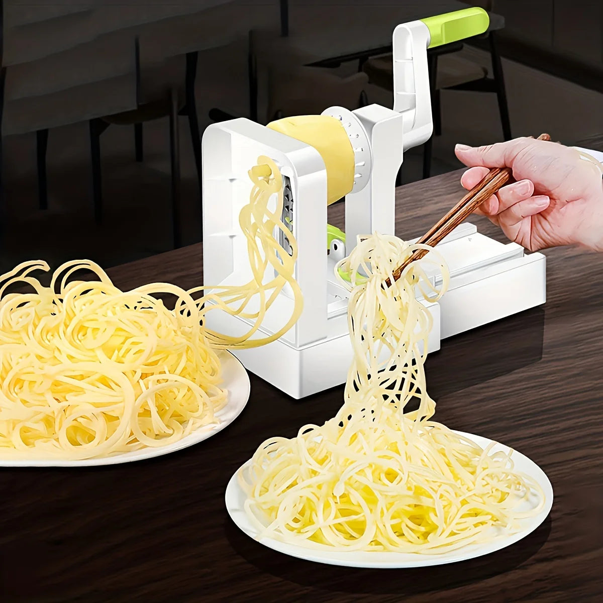 Potato Noodle Maker - Stainless Steel Vegetable Spiralizer | Multifunction Vegetable Slicer