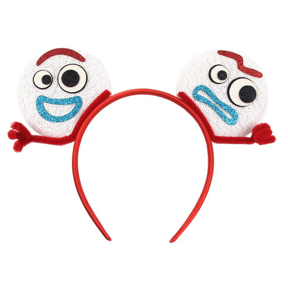 Disney Mouse Ears Headband - Glitter Cosplay Hair Accessories for Boys  Girls