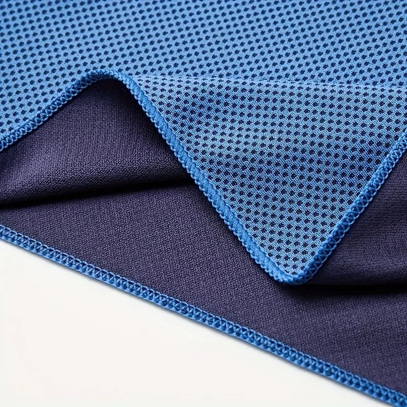 U Cooling Hoodie Towel Beach Camping Gym Building Sun Protection Quick Drying Sports Cooling Towel Headband