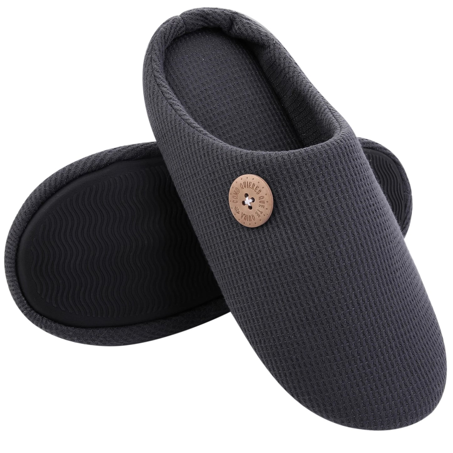 Classic Men Slippers Indoor Men Slippers Fashion Men House Slippers Outdoor Antiskid Soft Men Flat Slippers Winter Bedroom Shoes