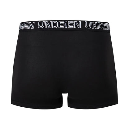 4/10 Piece Men's And Teenagers' Four Season Black Basic Versatile Elastic Waisted Underwear Boxer Shorts Plus Size Sport Shorts