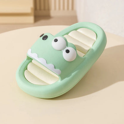 Children Dinosaur Slippers - Soft Soled Anti Skid Kids Summer Shoes Sandals