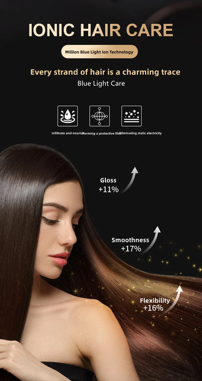 Professional Hair Dryer - Foldable High Power Negative Ion Blu-Ray Electric Blow Dryer