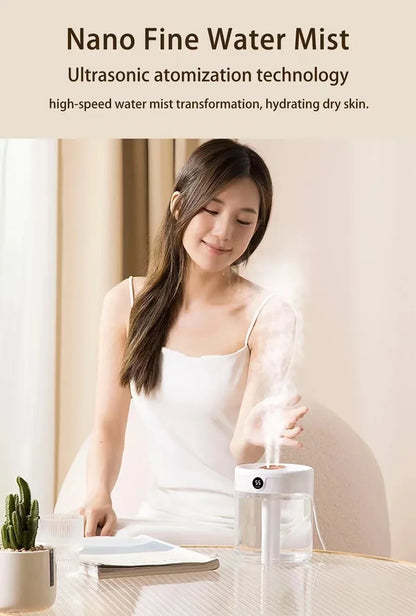 2L USB Humidifier - Quiet LED Night Light Diffuser for Home  Office - ZOOMNSTORE