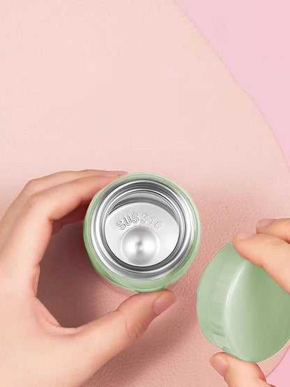 280ml stainless steel insulated cup, portable vacuum water bottle, suitable for outdoor travel, school, office, exquisite gifts