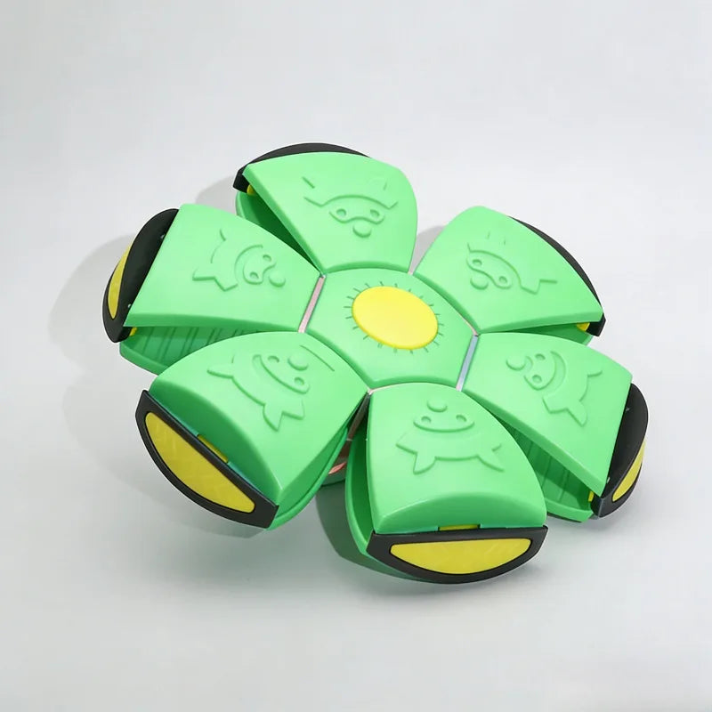 New Orange Flying Saucer Ball Magic Deformation Foot Pressure Decompression Vent Outdoor Sports Parent-Child Active Toy Kids Fun