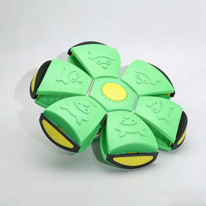 New Orange Flying Saucer Ball Magic Deformation Foot Pressure Decompression Vent Outdoor Sports Parent-Child Active Toy Kids Fun