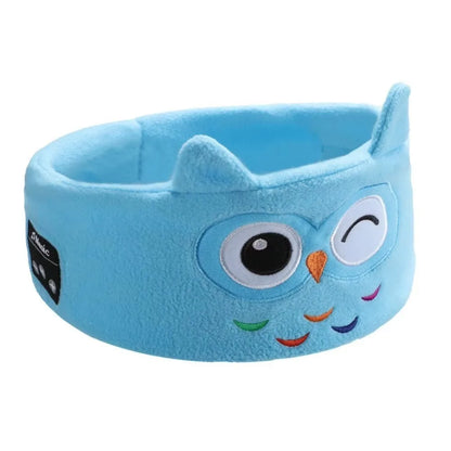 Soft Plush Bluetooth Headphones Eye Mask Elastic Eye Mask Volume Limited Children's Sleep Earphones Comfortable Wear