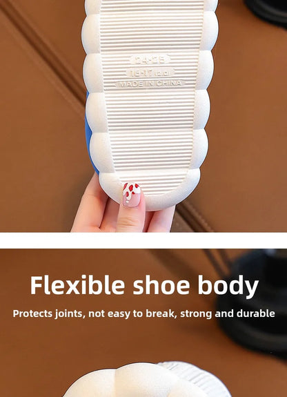 Children Winter Slippers - Waterproof Kids Cotton Slippers | Warm Woolen Home Shoes