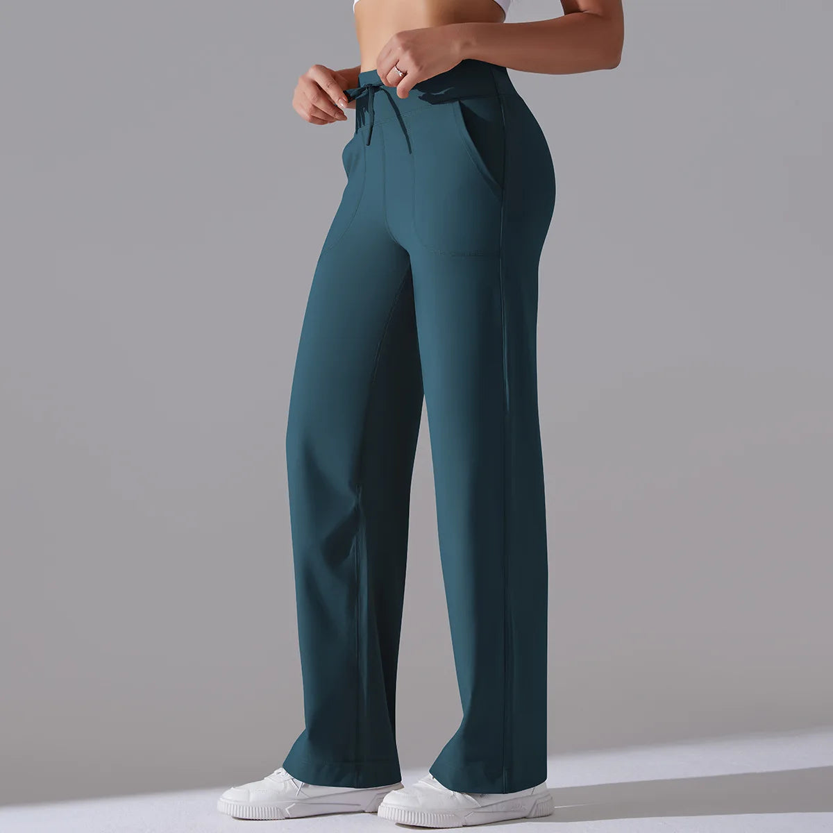 Yoga Straight Leg Sweatpant Straight Leg Women's Loose Tracksuit Pants Wide Leg Outdoor Gym Runing Casual Tracksuit Pants