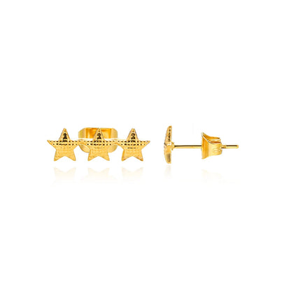 Vintage Starfish Stud Earrings – Stainless Steel Ocean Studs