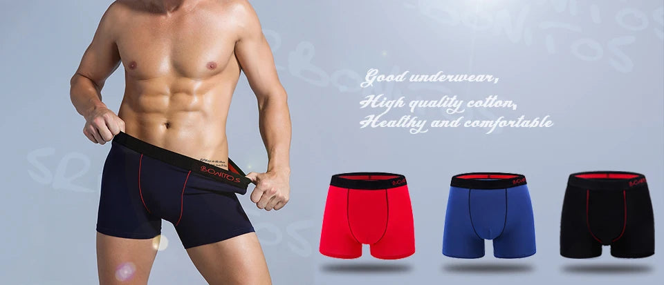 4pcs Men's Panties Sexy Underpants Mens Polyester Boxer Short Brand Underwear For Man Boxers Breathable Trunks M-XXXXL