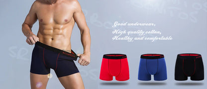 4pcs Men's Panties Sexy Underpants Mens Polyester Boxer Short Brand Underwear For Man Boxers Breathable Trunks M-XXXXL