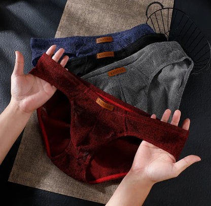 Men's Ice Silk Mesh Boxer Briefs Ultra-thin Breathable Cool Quick Dry Underwear Soft Comfortable Panties for Summer Daily Wear