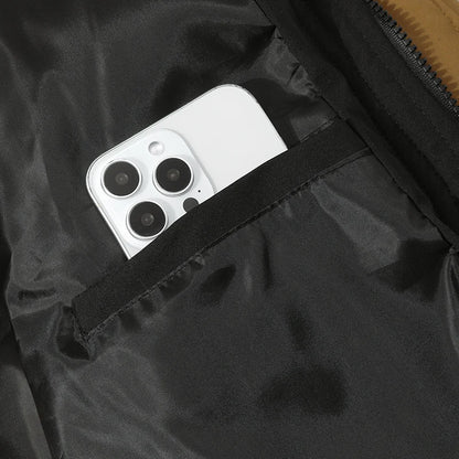 New Windproof Thickening Men Tops Outdoors Loose Versatile Comfort Keep Warm Coats Winter Fashion Casual Solid Hooded Parka Men