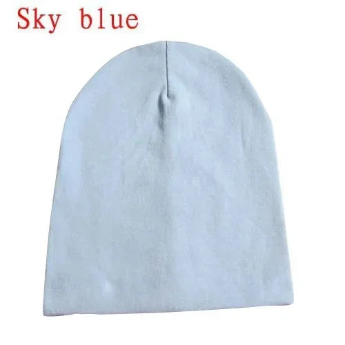 Hip Hop Baby Hat  Scarf Set - Cotton Toddler Cap for Boys  Girls Winter Warm Solid Color