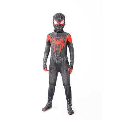 Superhero Spiderman Costume Set - Iron Miles Venom Bodysuit for Halloween  Christmas Cosplay