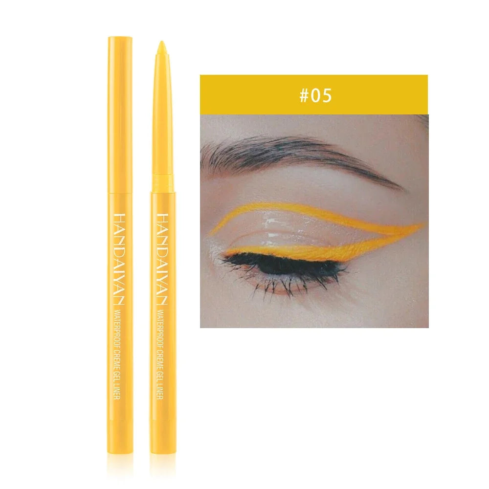 Matte Eyeliner Pencil - Waterproof Gel Pencil With 20 Colorful Shades | Long Lasting, Quick Dry