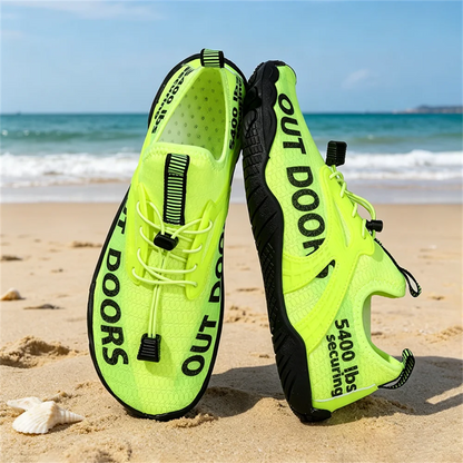 Men Water Shoes Swimming Barefoot Quick Dry Lightweight Aqua Sneakers Outdoor Sports Five Fingers Upstream Wading Shoes Summer Breathable Surfing Sandals Beach Trekking New Big Size
