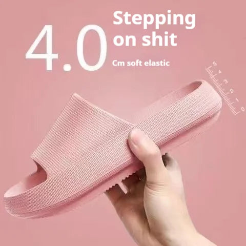 Eva's Simple Men's Slippers For Man Size 45 Poop Slippers. Wearing Soft-Soled Anti-Slip Shoes In Summer. And Women's Slippers
