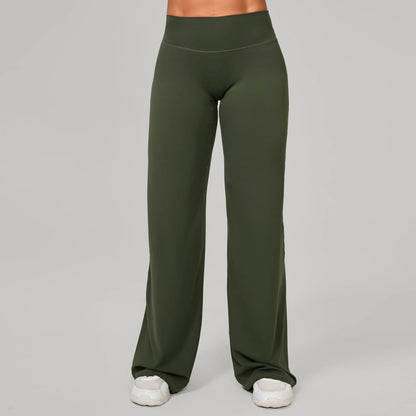 Women Yoga Pants – Soft Stretchy Fabric Full Length Leggings With Elastic Waist