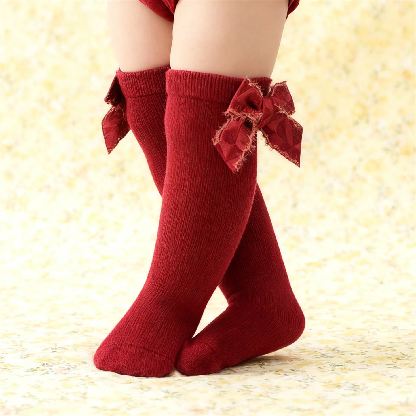 Adorable Baby Boy Striped Socks with Animal Print Detail Warm Knit Socks for Autumn Winter Fashion Accessory