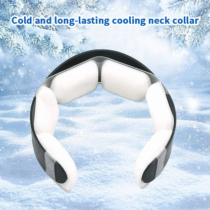 Reusable Neck Cooling Tube Ring – Ice Cushion for Jogging & Fishing