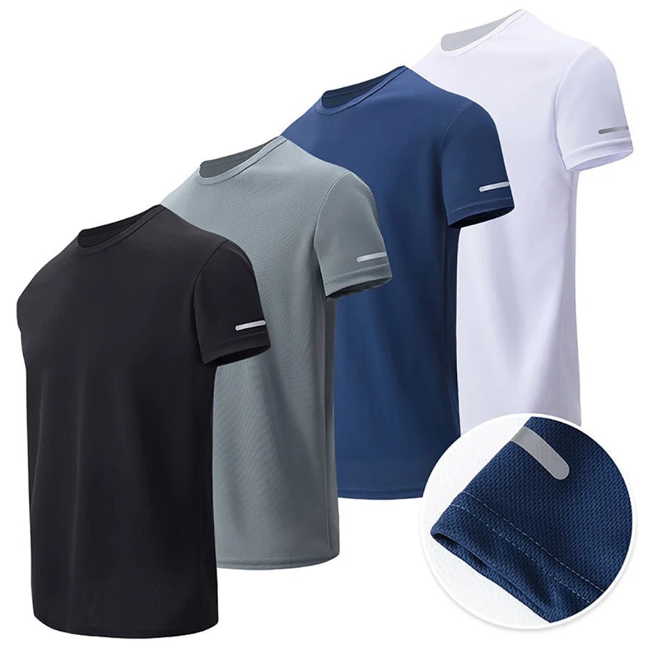 Men's Quick Dry T-Shirt - Four Season Sports Tee | Breathable Polyester, Plus Size