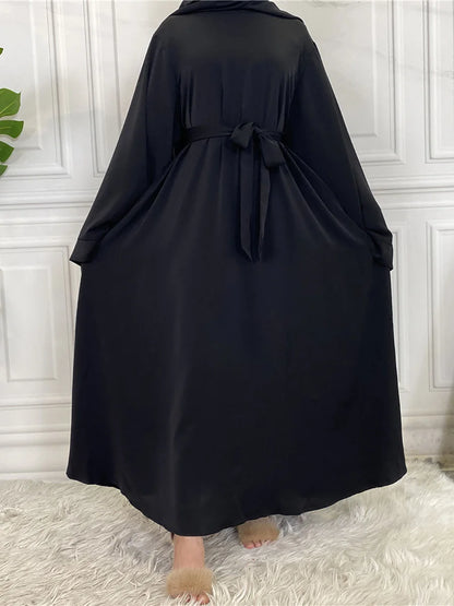 Modest Abaya Dress Ramadan Kaftan For Women | Elegant Muslim Maxi Robe