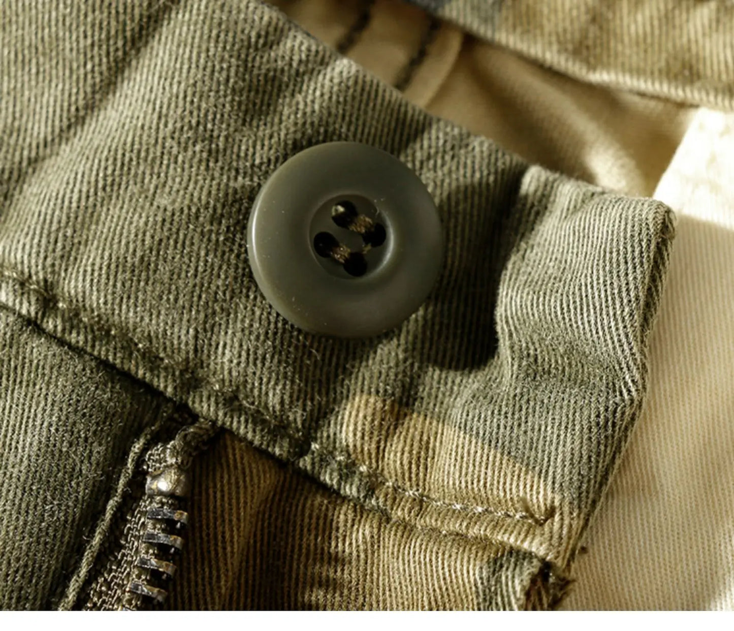 Sand Desert Jungle Camouflage Pattern Shorts for Men Summer Retro American Cotton Half Pants Youth Male Casual Straight Workwear