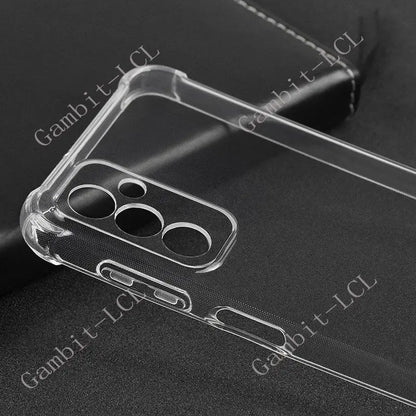 Anti-Falling Soft TPU Case For Samsung Galaxy A13 4G 5G A33 A53 A73 A72 A12 A22 A22s A32 A52 A52S A03 Core Clear Protector Cover