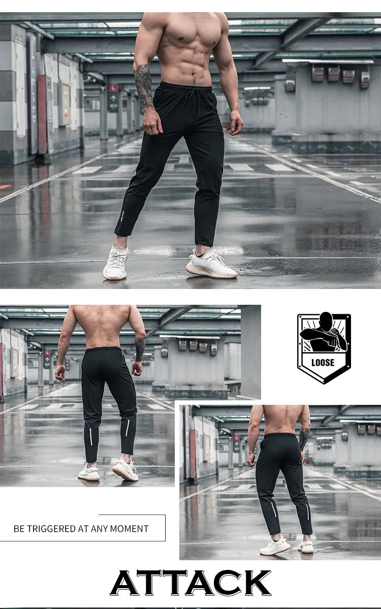 Men Running Sweatpants | Slim Athletic Sweatpants, Ankle Banded Trousers for Outdoor Training
