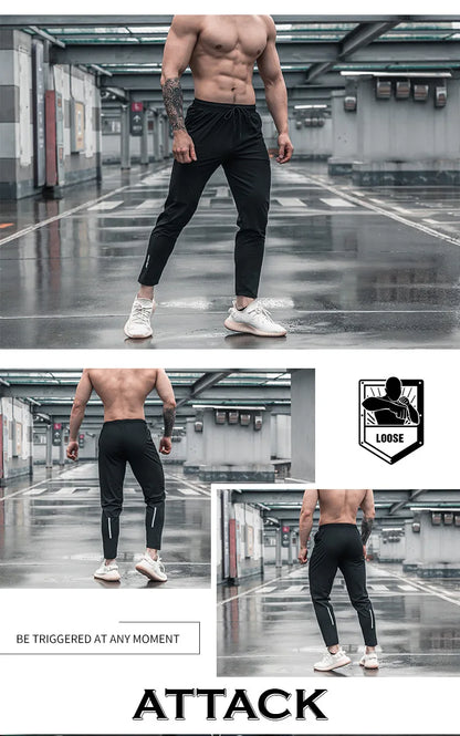 Men Running Sweatpants | Slim Athletic Sweatpants, Ankle Banded Trousers for Outdoor Training