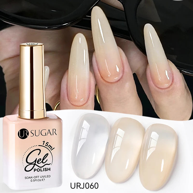 Jelly Gel Polish - Eco Friendly Semi Permanent UV LED Nail Polish for Salon Use