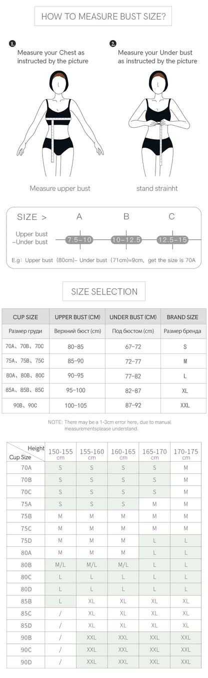 SUJIIN Sexy Push Up Black Bras for Women Comfortable Seamless Wireless Bra Female Summer Smoothing Soft Support Bralette Lady