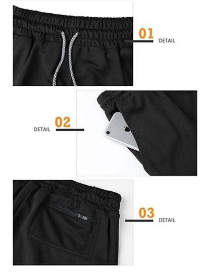 Head Running Shorts Men Fitness Gym Training 2-in-1 Fashion Versatile Sports Quick Dry Workout Jogging Double Deck Summer Short